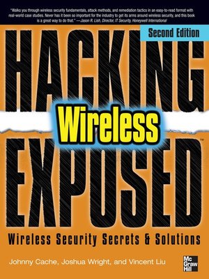 cover image of Hacking Exposed<sup>TM</sup> Wireless
